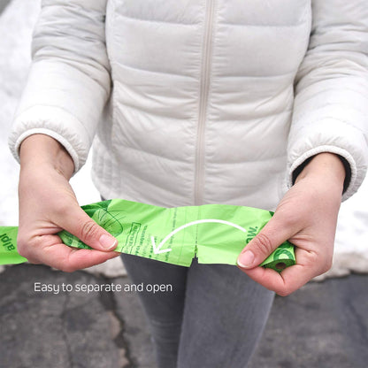 Eco-Friendly Lavender-Scented Dog Poop Bags - 270 Count Biodegradable & Odor-Blocking Waste Bags for Responsible Pet Owners