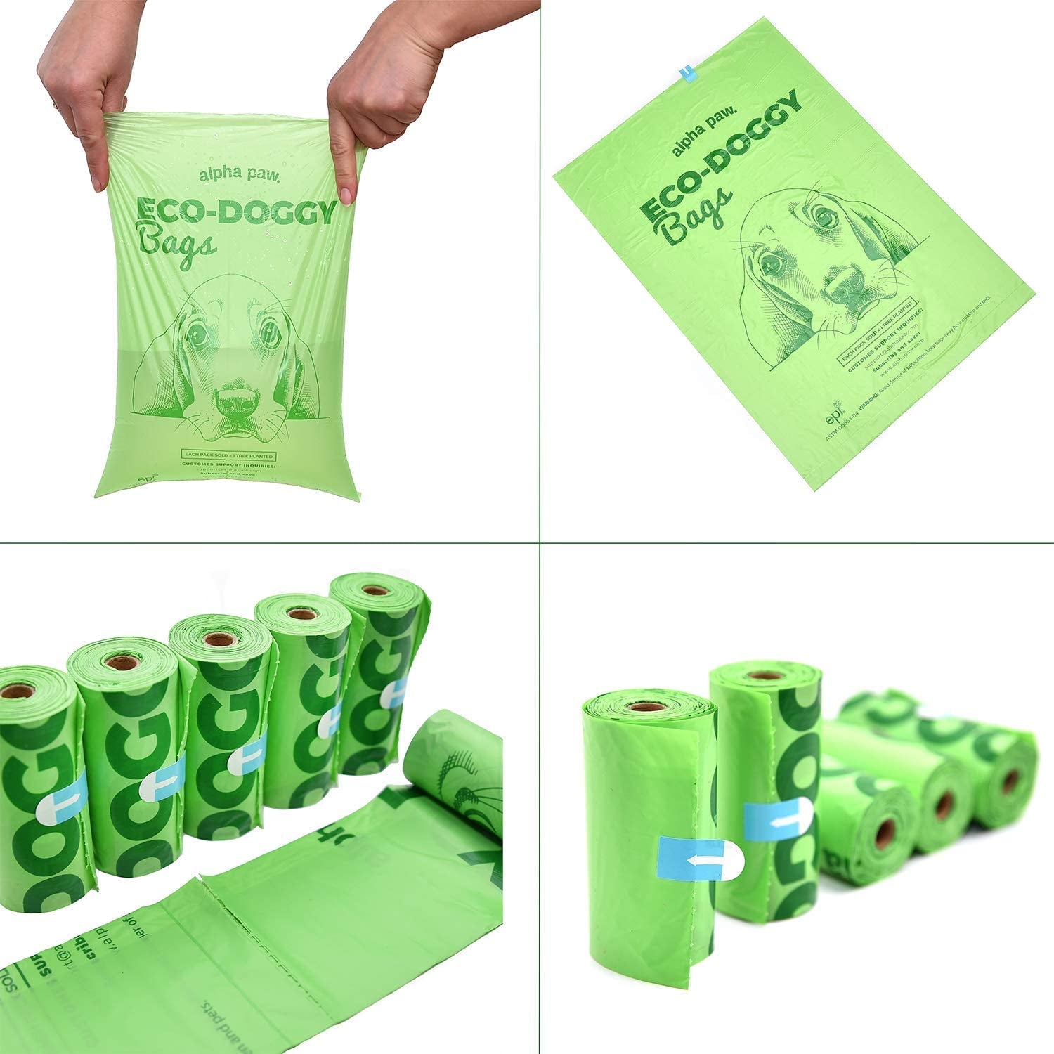 Eco-Friendly Lavender-Scented Dog Poop Bags - 270 Count Biodegradable & Odor-Blocking Waste Bags for Responsible Pet Owners